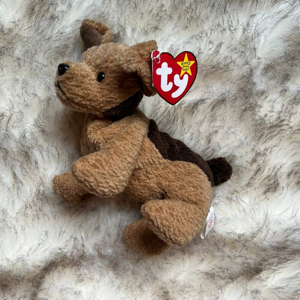 Ty Beanie Baby Tuffy The Terrier Dog - 1996